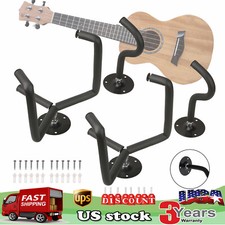 2 Packs Horizontal Guitar Wall Mount Hanger Stand Holder Hook wall Display Bass