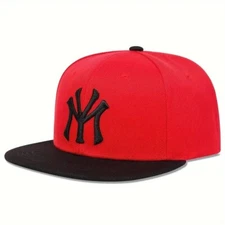 Yankees Flat Brim Snapback MY NY Hat New York Baseball Cap Casual Caps