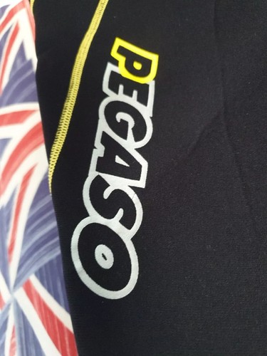 PEGASO LADIES WETSUIT SIZE Medium Black Blue Yellow 3MM Damen Womens - Picture 16 of 22