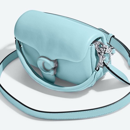 NWT Coach Pillow Tabby Women's Shoulder Bag Faded Blue C3880 - Picture 10 of 12
