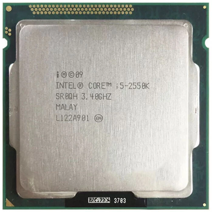 Intel Core i5-2550K CPU Quad Core 3.4GHz 4-Thread 6M SR0QH LGA 1155 Processor - Image 2 of 2