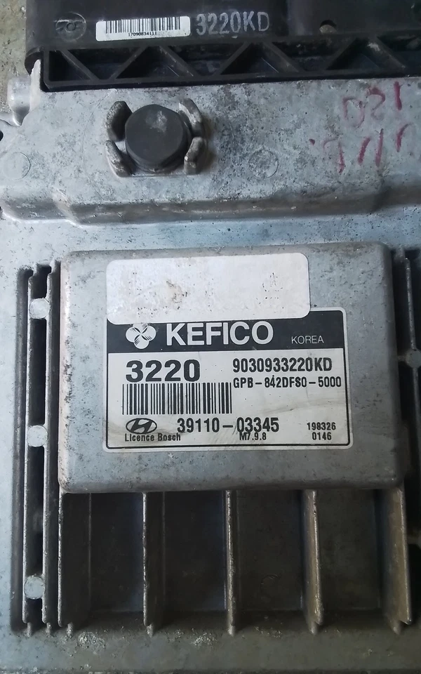 CENTRALINA MODULO MOTORE ECU HYUNDAI I20 (PB-PBT) 1.2 B 16V MAN 5M KW57 - 78 - Immagine 3 di 4