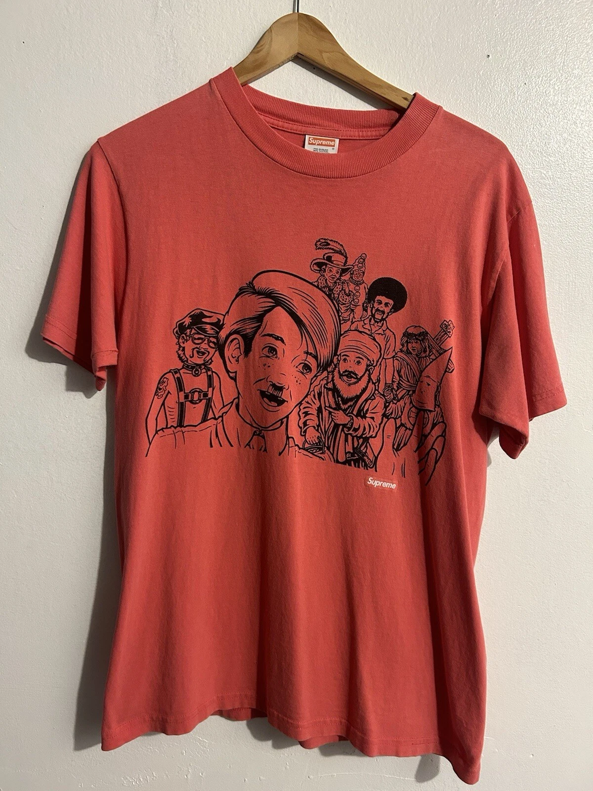 Tee shirt Sean Cliver Supreme Halloween rose/rouge moyen 