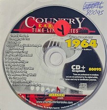 80095 TIMELINE 1964 CHARTBUSTER KARAOKE CDG RARE