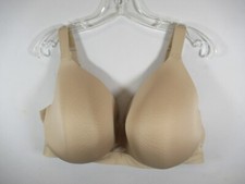 Cacique Lightly Lined Full Coverage Bra 42F Beige Underwire
