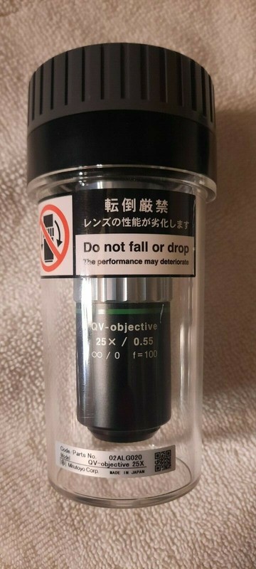 Mitutoyo Object Lens for Quick Vision 25x