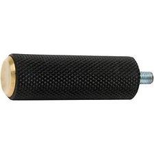 Arlen Ness 07-933 Brass & Black Knurled Shifter Peg for Harley Models 