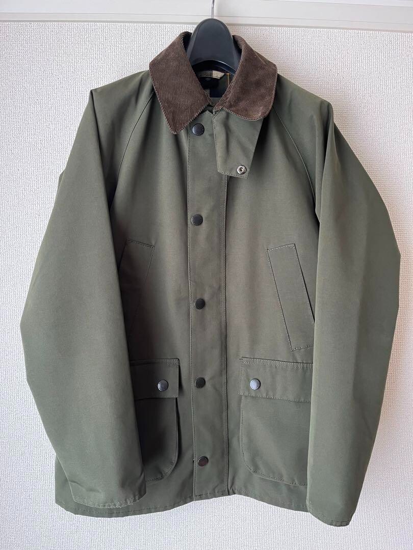 Barbour BEDALE Jacket khaki polyester cotton size 36 Barbour BEDALE Jacket khaki polyester cotton size 36