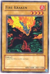 Fire Kraken - SRL-014 - Common - Unlimited Edition x3 - Near Mint