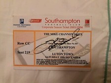 SOUTHAMPTON V LUTON TOWN 2005-06 TICKET