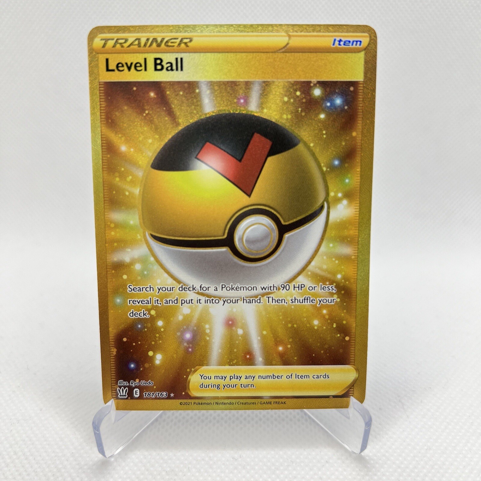 Pokemon - Level Ball - 181/163 - Battle Styles - Secret Rare NM