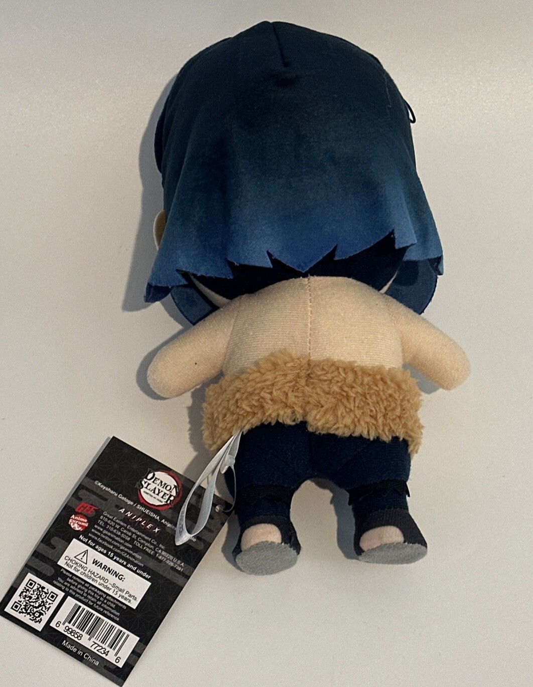 Demon Slayer 9 Plush - UNMASKED INOSUKE HASHIBIRA New Great Eastern 77234 NWT