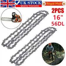 2X 16" Chainsaw Chain For Titan TTB355CHN Electric 91PJ057X 56Links Blade Tools-