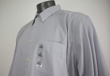 NEW Arrow Poplin Wrinkle Free Men's Long Sleeve Dress Shirt Size 18 36/37 XXL