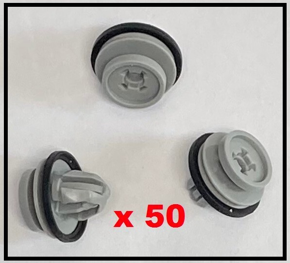 50 x Wheel Arch Door Moulding Trim Clips for Land Rover Defender Range Rover