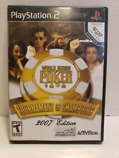 PS2 World Series of Poker Tournament of Champions 2007 Edition PlayStation 2