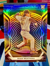 2021 Ryan Weathers Panini Obsidian Baseball Silver Prizm Rookie Card #32 Padres