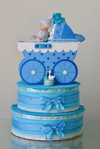 stroller diaper cake