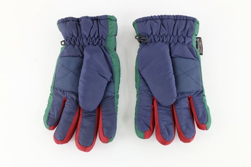 Vtg 90s Spalding Spell Out Color Block Fleece Lined Insulated Winter Gloves XL - Picture 6 of 10