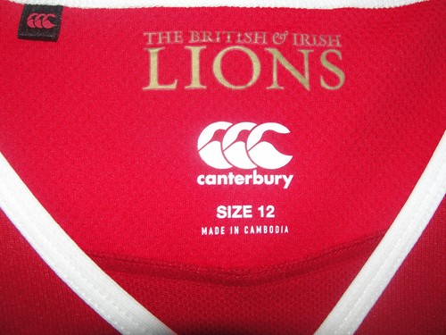 CANTERBURY THE BRITISH AND IRISH LIONS TSHIRT - Picture 10 of 11