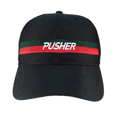Pusher  Strapback Basecap Dad Cap Hustle Athletics schwarz 