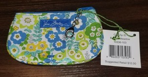 Vera Bradley 夹拉链证件夹全新带标签退休图案英语草甸 103 Ebay