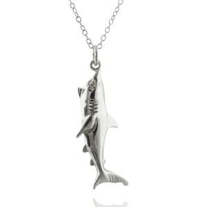 tracking shark necklace