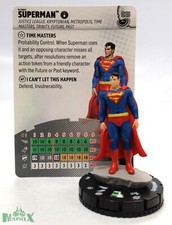 Heroclix Masters of Time set Superman 015 Common figure w/card 