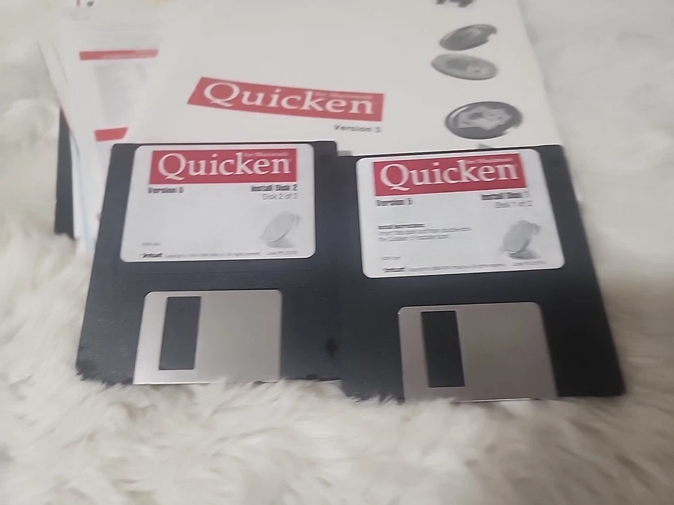 Quicken for Macintosh Version 5 New for 95 • 3.5" Floppy Big Box Software Intuit - Image 4 of 4