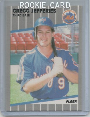 Greg Jefferies RC 1989 Fleer Collectors Edition GLOSSY ROOKIE Card #38 Mets RARE | eBay Greg Jefferies RC 1989 Fleer Collectors Edition GLOSSY ROOKIE Card #38 Mets RARE | eBay