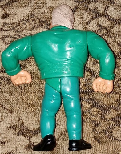 1991 WWF Hasbro Series 2 The Million Dollar Man Ted DiBiase verde sin cinturón WWE - Imagen 2 de 3