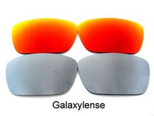 Galaxy Replacement Lenses For Oakley Fuel Cell Red Titanium Polarized 2Pairs