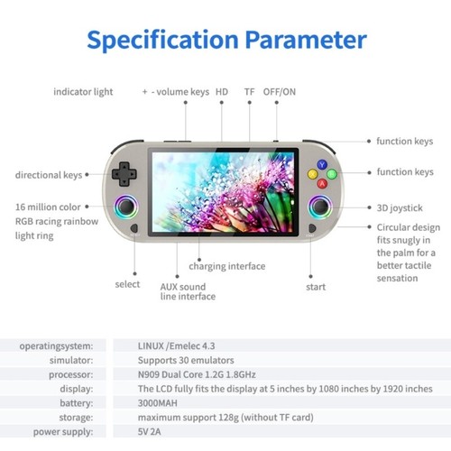 Handheld Game Console with MP4 Video Capability for M22PRO Gamers Using - Picture 4 of 8