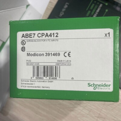 New Schneider ABE7CPA412 Wiring Block In Box