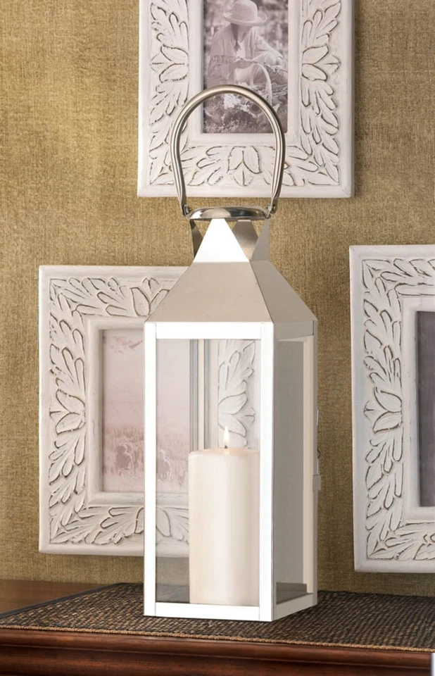 Elegante linterna portavelas de diseño sofisticado Manhattan Foto 2 de 4