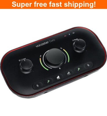 Focusrite Vocaster Two USB-C Podcasting Audio Interface - New
