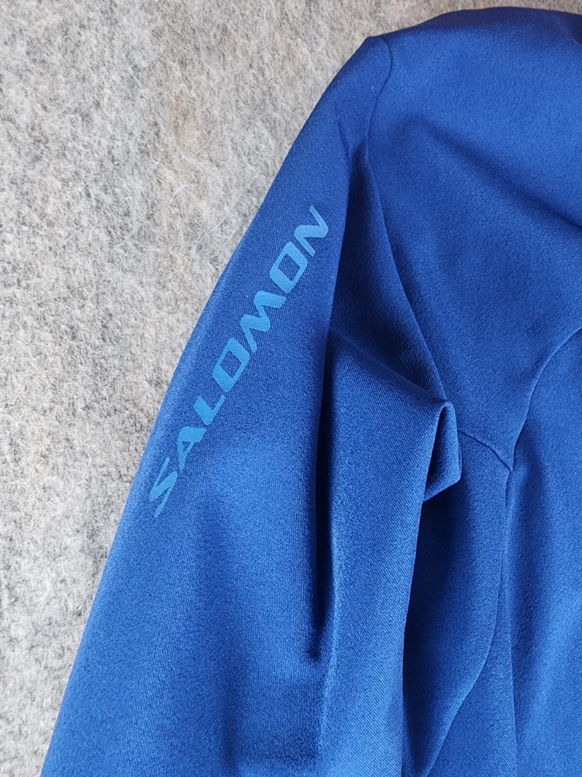 Salomon Soft Shell Giacca Snowboard Taglia XL Blu Leggera Morbida Casual