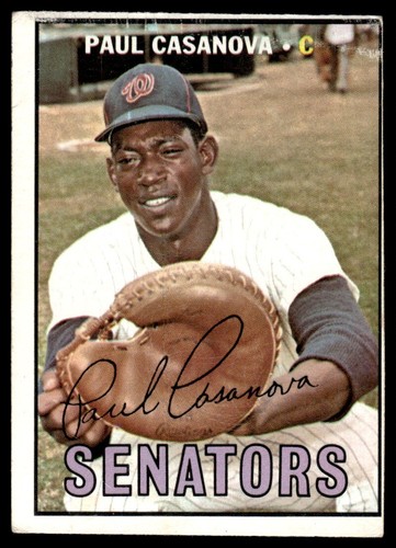 1967 Topps Paul Casanova RC Washington Senators #115