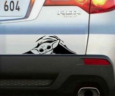 Baby Yoda Peeking Window Vinyl Decal Die Cut Car Decal Sticker---free Shipping