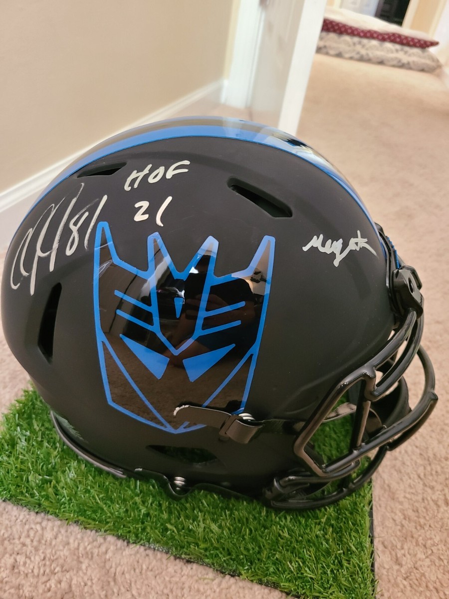 Calvin Johnson Megatron Full Size Helmet Decals 20 mil