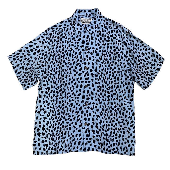Wacko Maria Leopard Open Collar Shirt Men's Size L Light Wacko Maria Leopard Open Collar Shirt Men's Size L Light