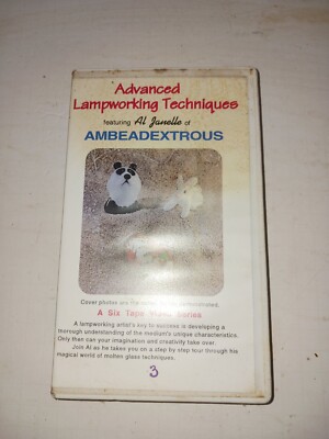 Advance Lampworking Techniques Part VHS pre-owned good