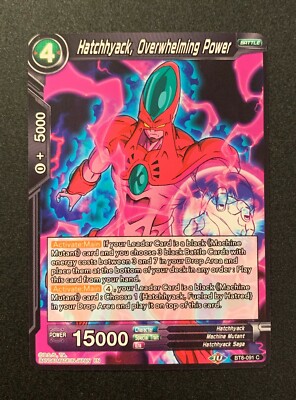 Hatchhyack, Overwhelming Power BT8-091 C - Black - Dragonball Super TCG