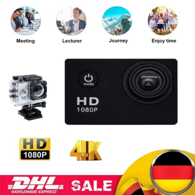 Sport Aktion Wasserdicht Kamera wifi HD 1080P 4K Helm Action Cam Camcorder DHL