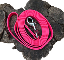 Biothane Dog Leash - 5/8" width - waterproof, stink proof SS HW 8' USA Made