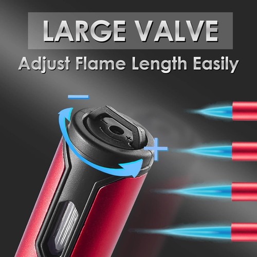 Torch Lighters 2 Pack Butane Lighters Adjustable Jet Flame Torch Light... - Picture 4 of 6