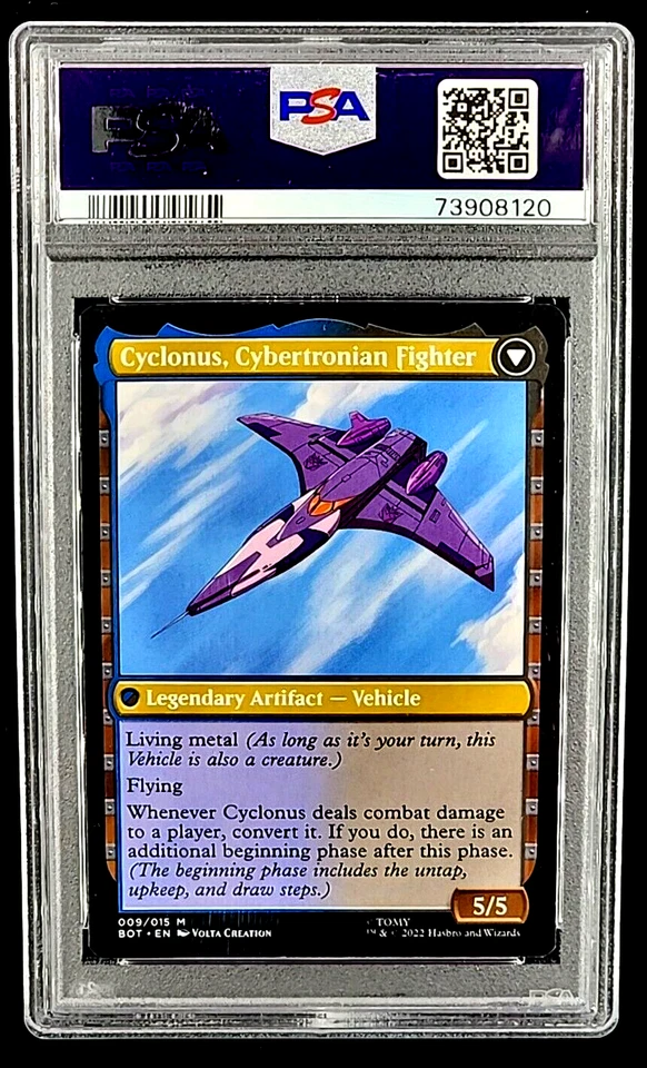 Magic the Gathering Transformers Cyclonus the Saboteur PSA 9 POP 1 *None Higher* - Image 2 of 4