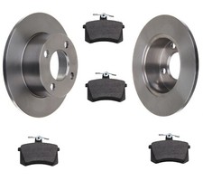 Bremsen SET Scheiben + Bremsklötze HINTEN Audi 80 + Avant + Cabrio