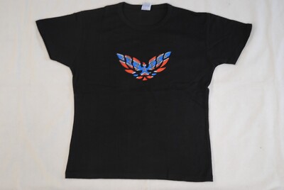 STUCK MOJO EAGLE LOGO GESICHTSMASKE HÖRNER DAMEN SKINNY T-SHIRT NEU OFFIZIELL SELTEN