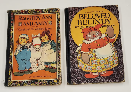 Set of 9 Vintage Raggedy Ann and Andy Books by Johnny Gruelle